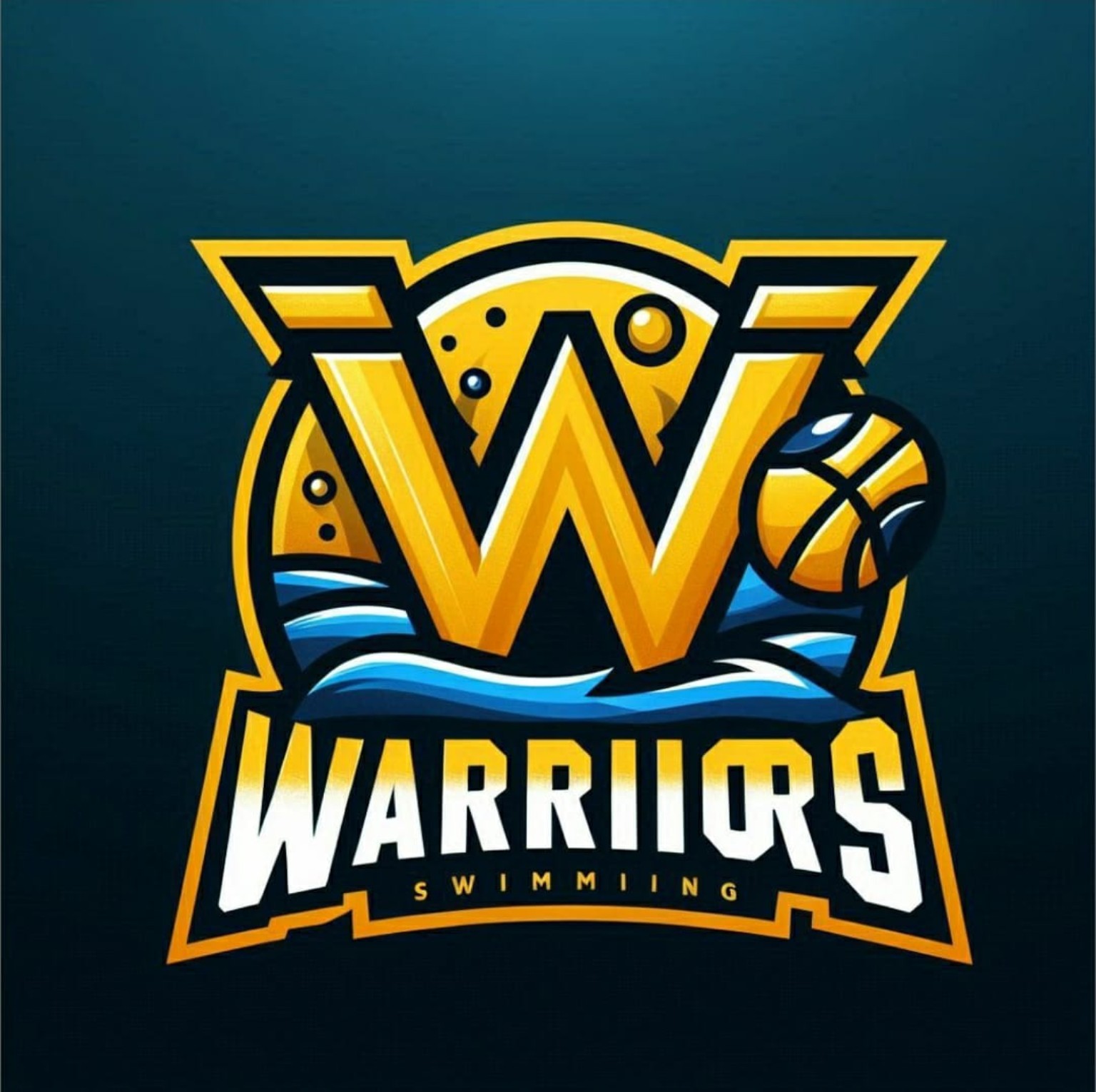 شعار النادي الرياضي الهاوي محاربي الماء waterwarriors لولاية قالمة